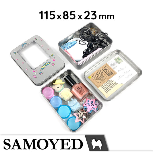 Tinplate Box Samoyed TNPX-A 115 x 85 x 23 mm