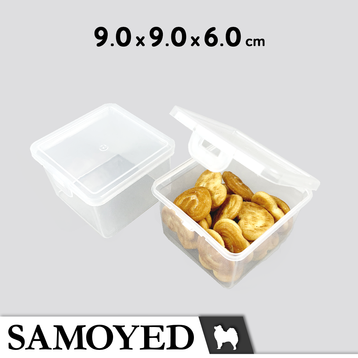 Plastic Box Samoyed SP 90 x 90 x 60 mm