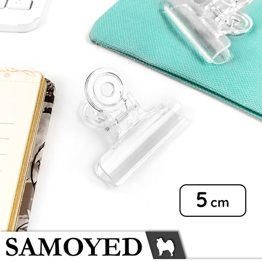 Bulldog Clip Samoyed BLCL-E050