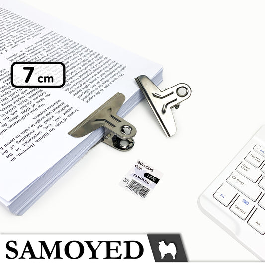 Bulldog Clip Samoyed BLCL-L070