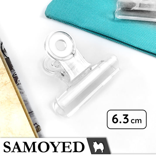 Bulldog Clip Samoyed BLCL-E063