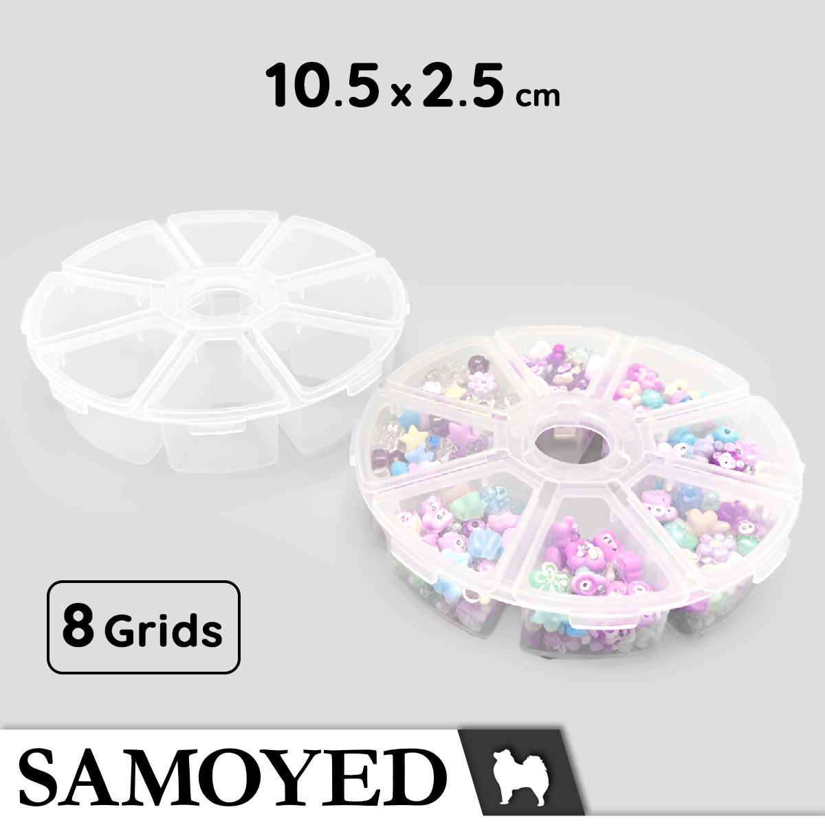 Plastic Cylinder Samoyed RG-D8M-105