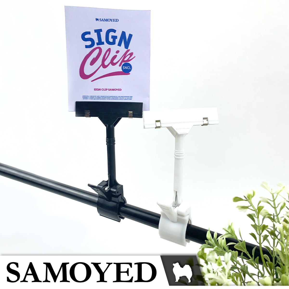 Sign Clip Samoyed SNCL-KR6