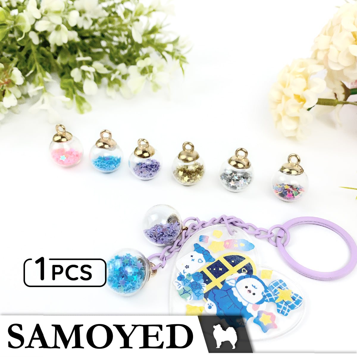 Accessory Charm Samoyed CHRM-PD-CRB1