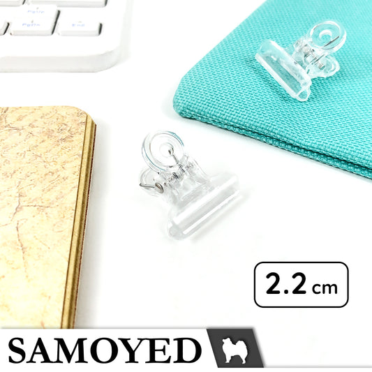 Bulldog Clip Samoyed BLCL-E022