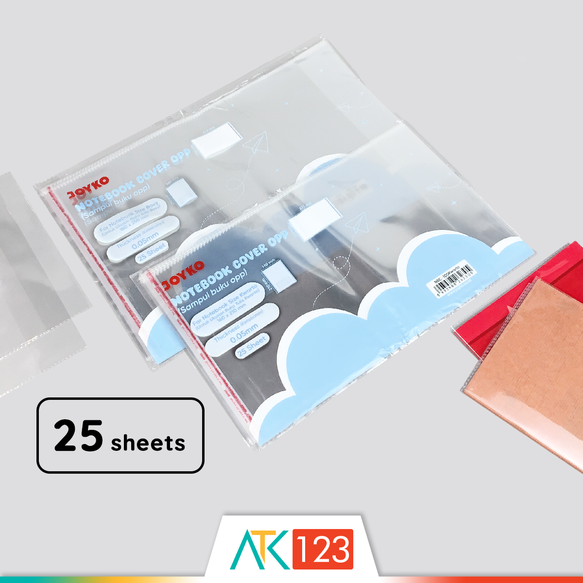 Notebook Covers OPP Joyko NBC-100 25 Sheets