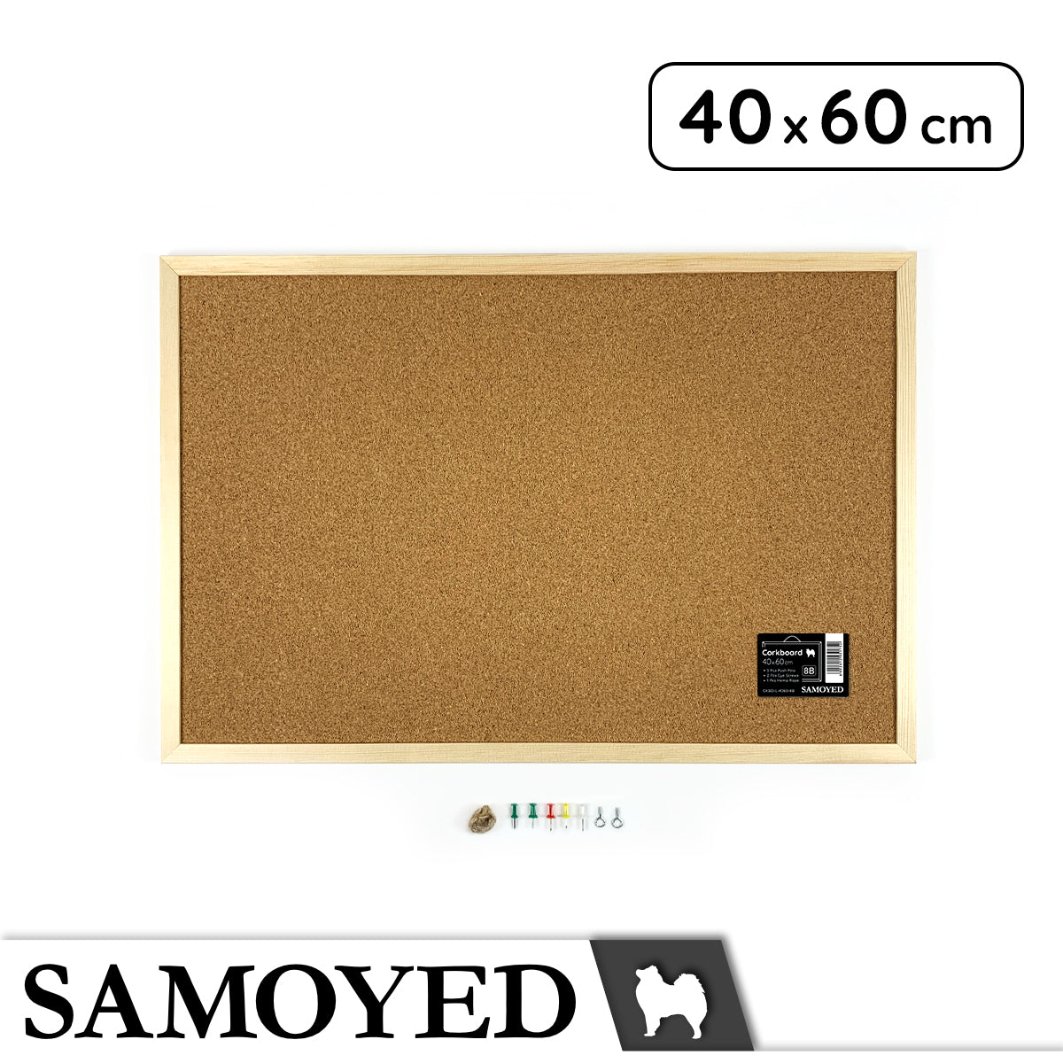 Corkboard Samoyed CKBD-L 40 x 60 cm