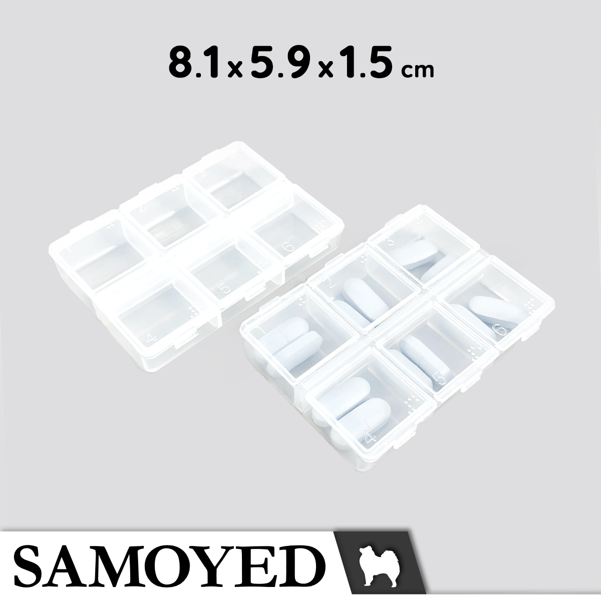 Plastic Box Samoyed LN6-81