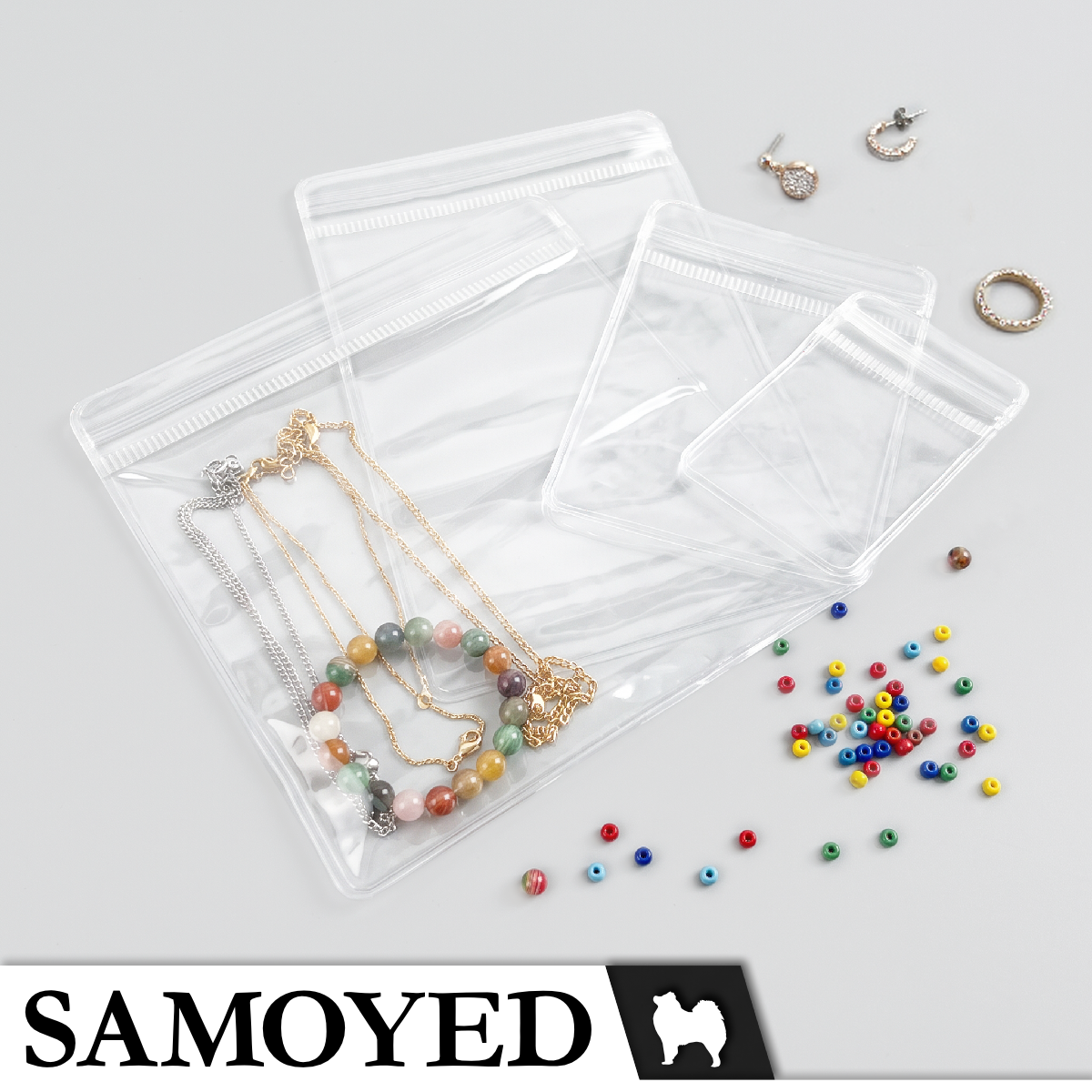 Plastic Zipper Bag Samoyed BZ-BI