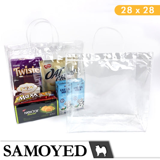 Tote Bag PVC Samoyed 28 x 28 x 10 cm