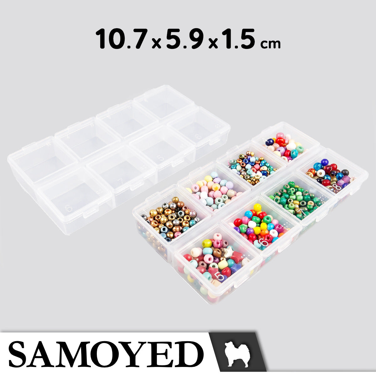 Plastic Box Samoyed LN8-107