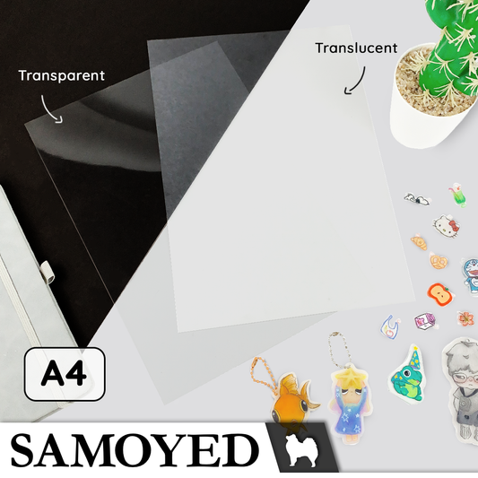 Shrinkable Plastic Sheet A4 Samoyed SPS-HT
