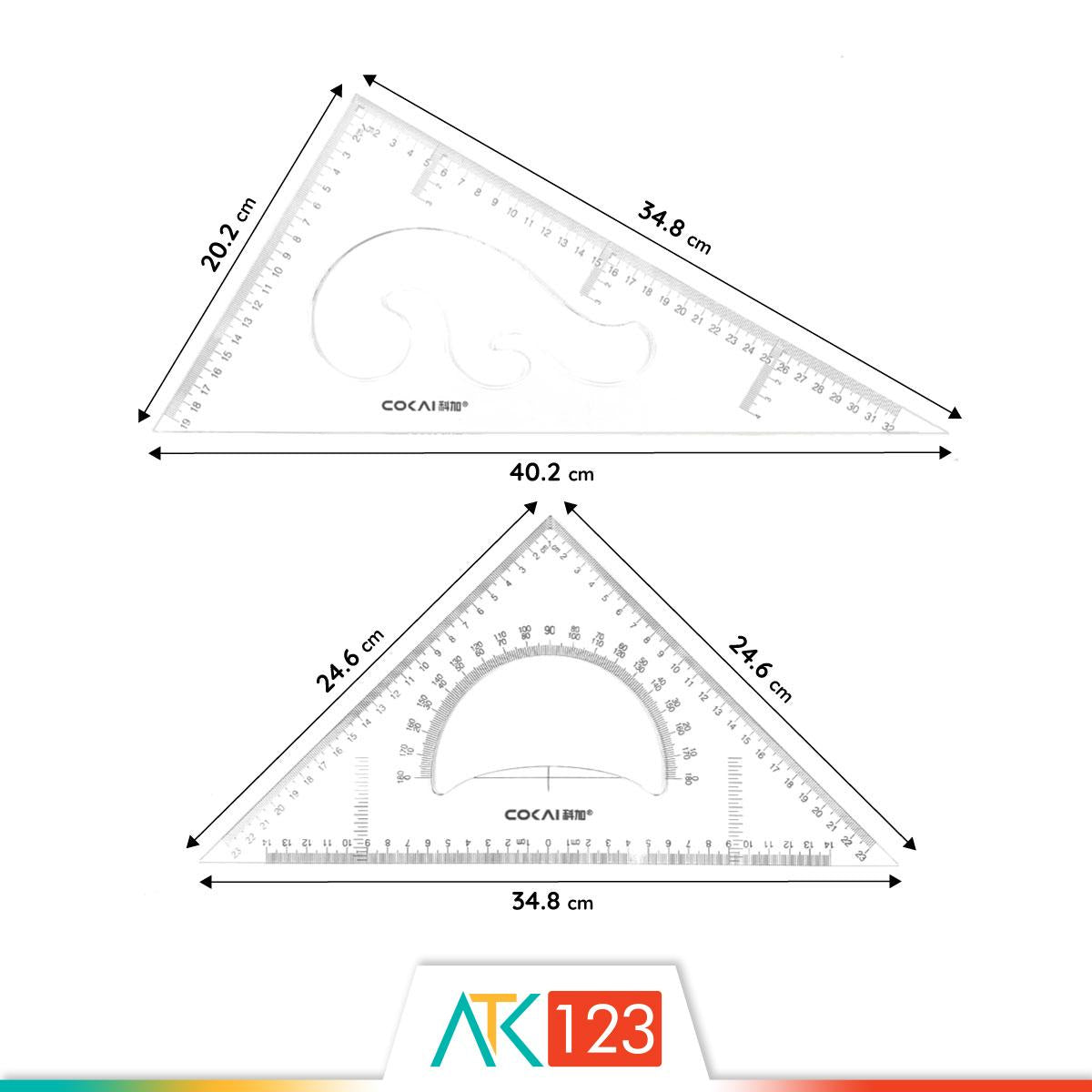 Triangle Ruler Set RLS-KJ-1235