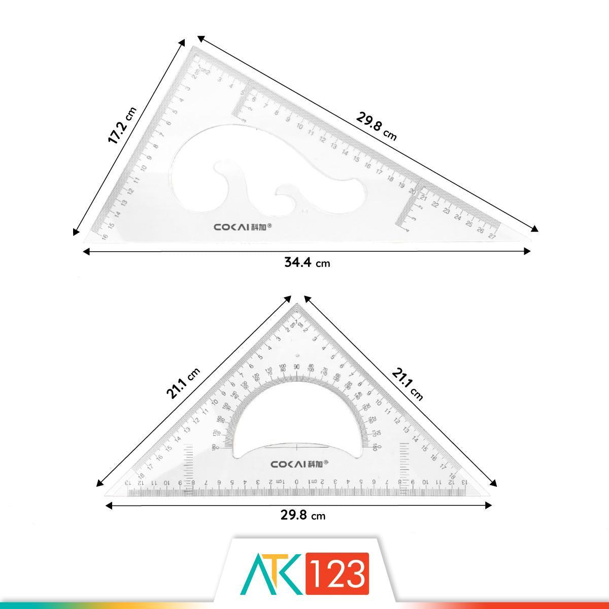 Triangle Ruler Set RLS-KJ-1230