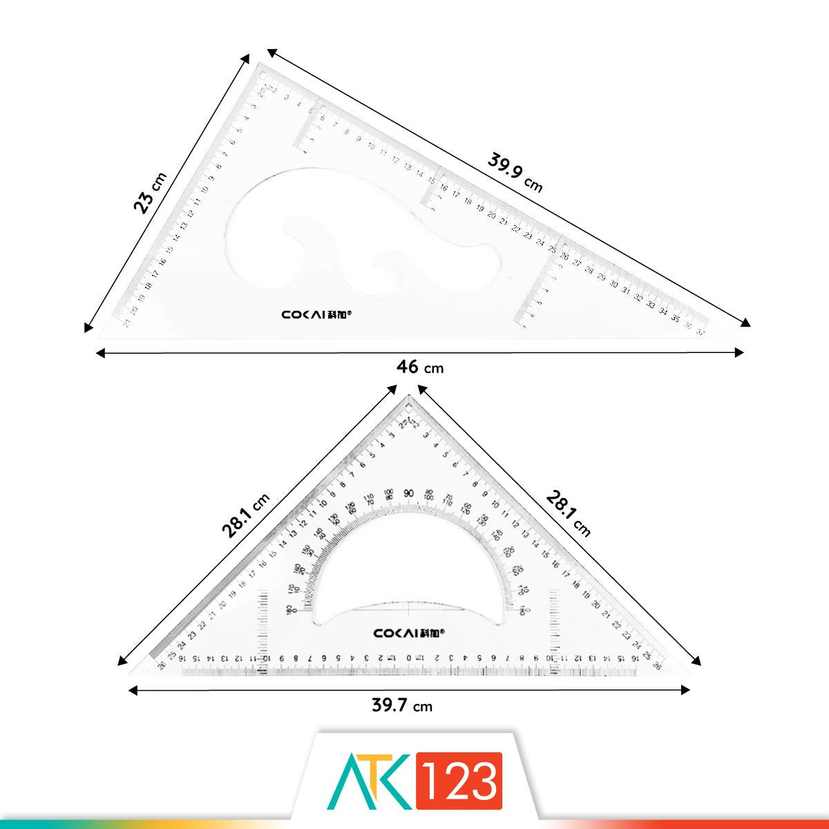 Triangle Ruler Set RLS-KJ-1240