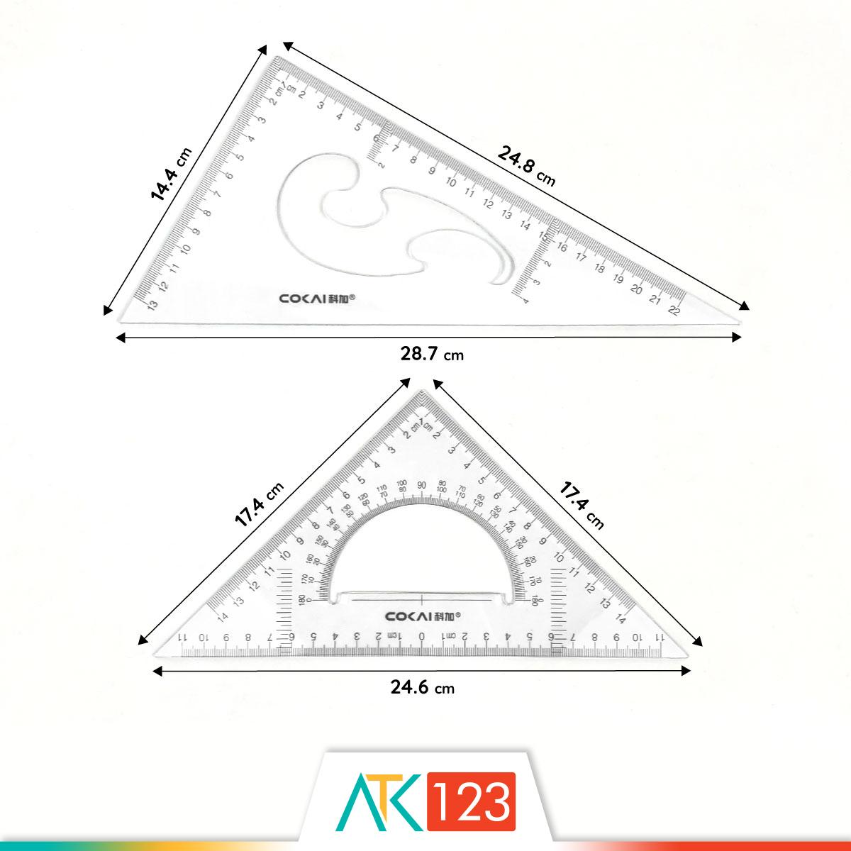 Triangle Ruler Set RLS-KJ-1225