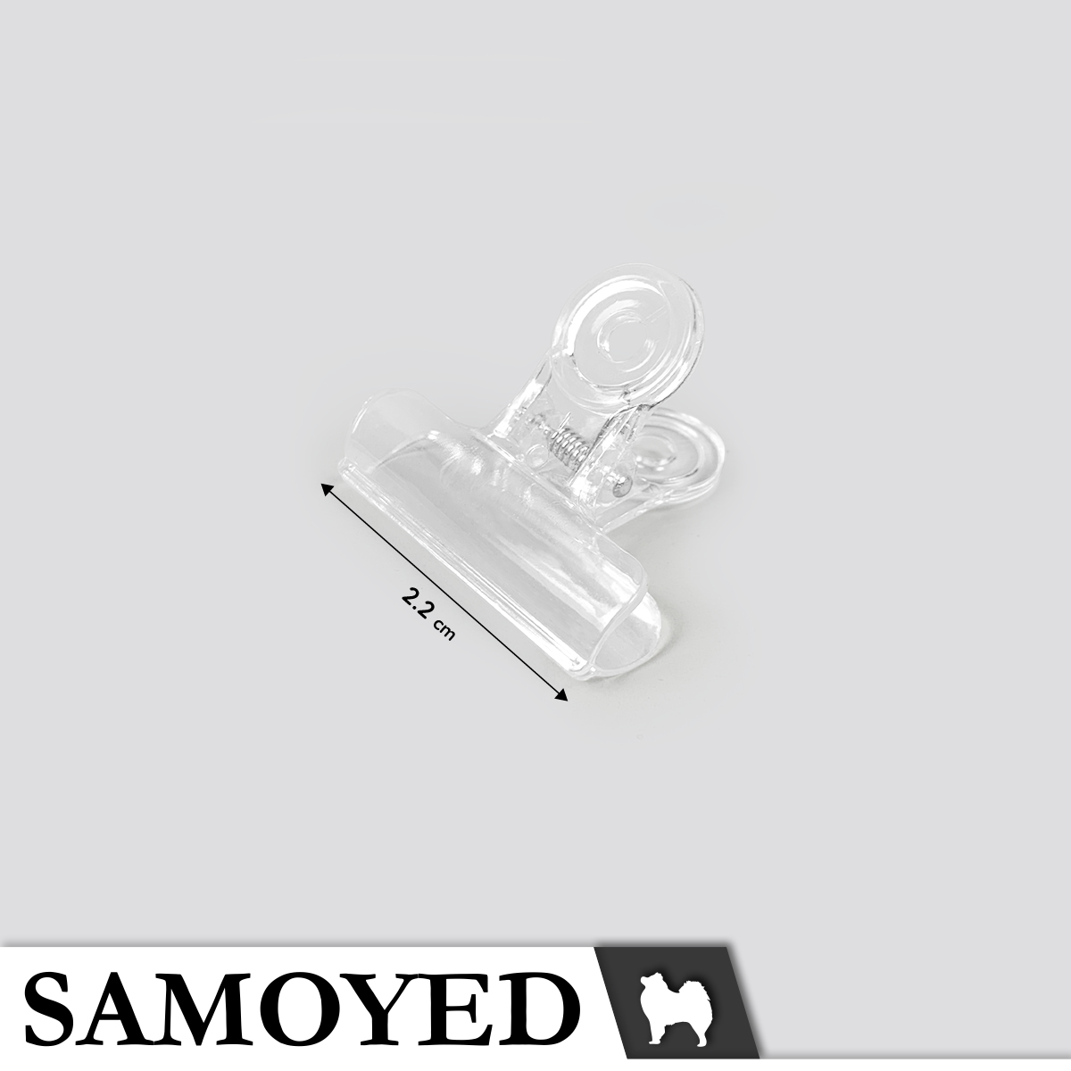 Bulldog Clip Samoyed BLCL-E022