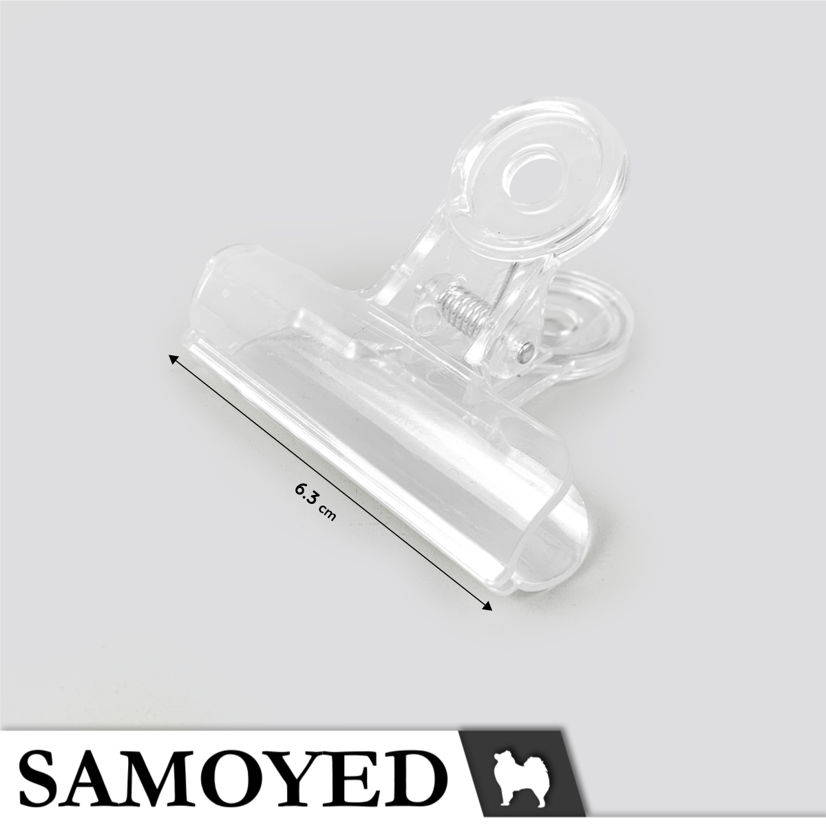 Bulldog Clip Samoyed BLCL-E063