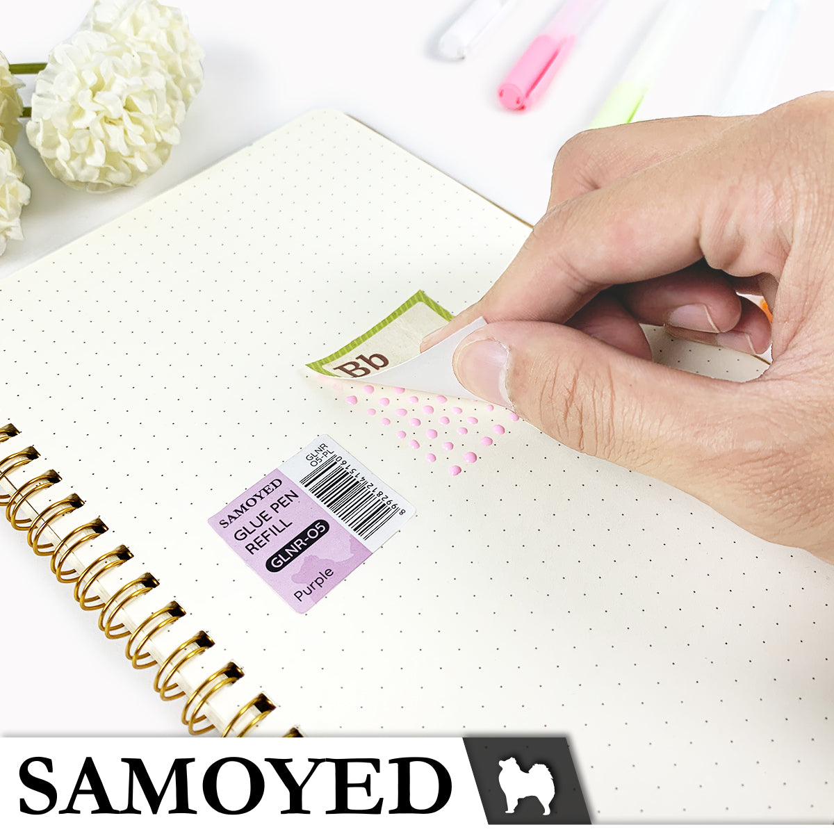 Glue Pen Refill Samoyed GLNR-O5
