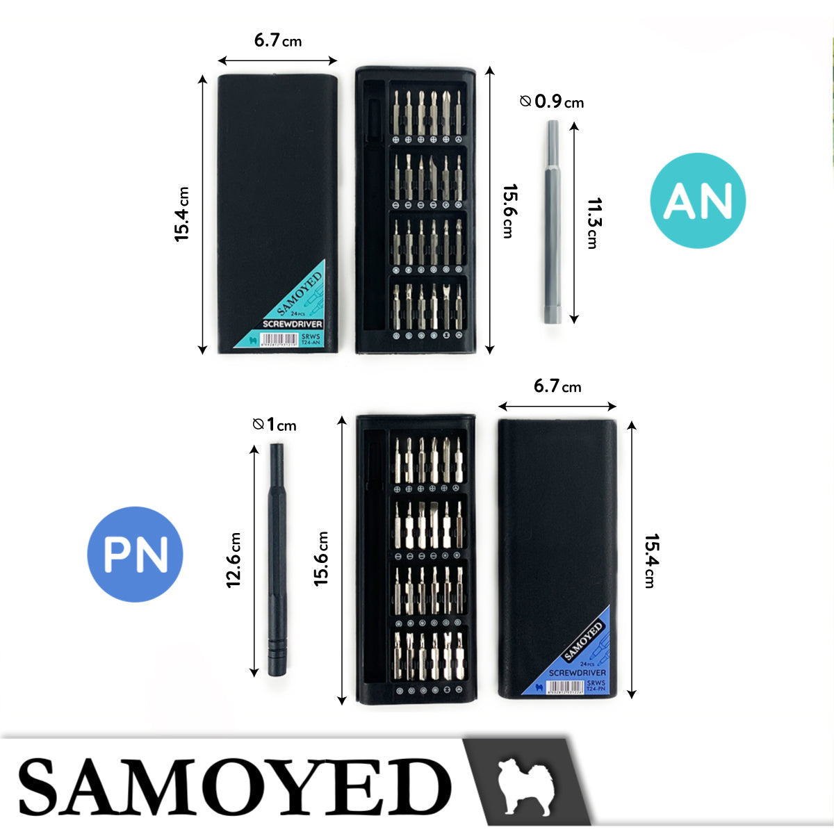 Screwdriver Set Samoyed SRWS-T24