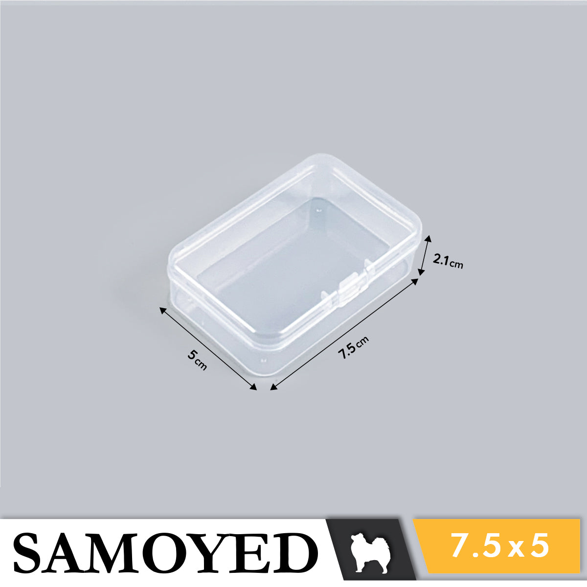 Plastic Box Samoyed SH 75 x 50 x 21 mm
