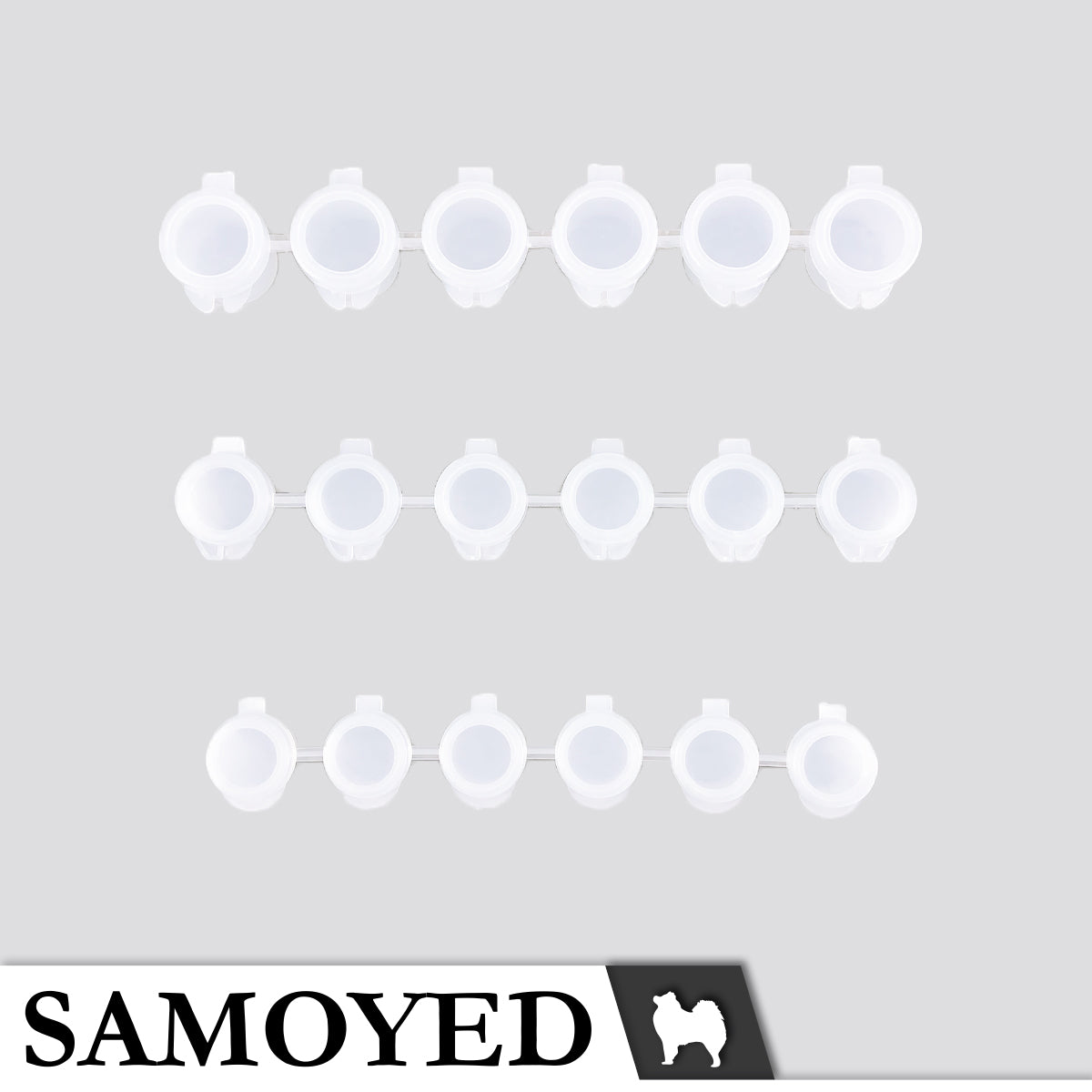 Plastic Cylinder Samoyed LM6