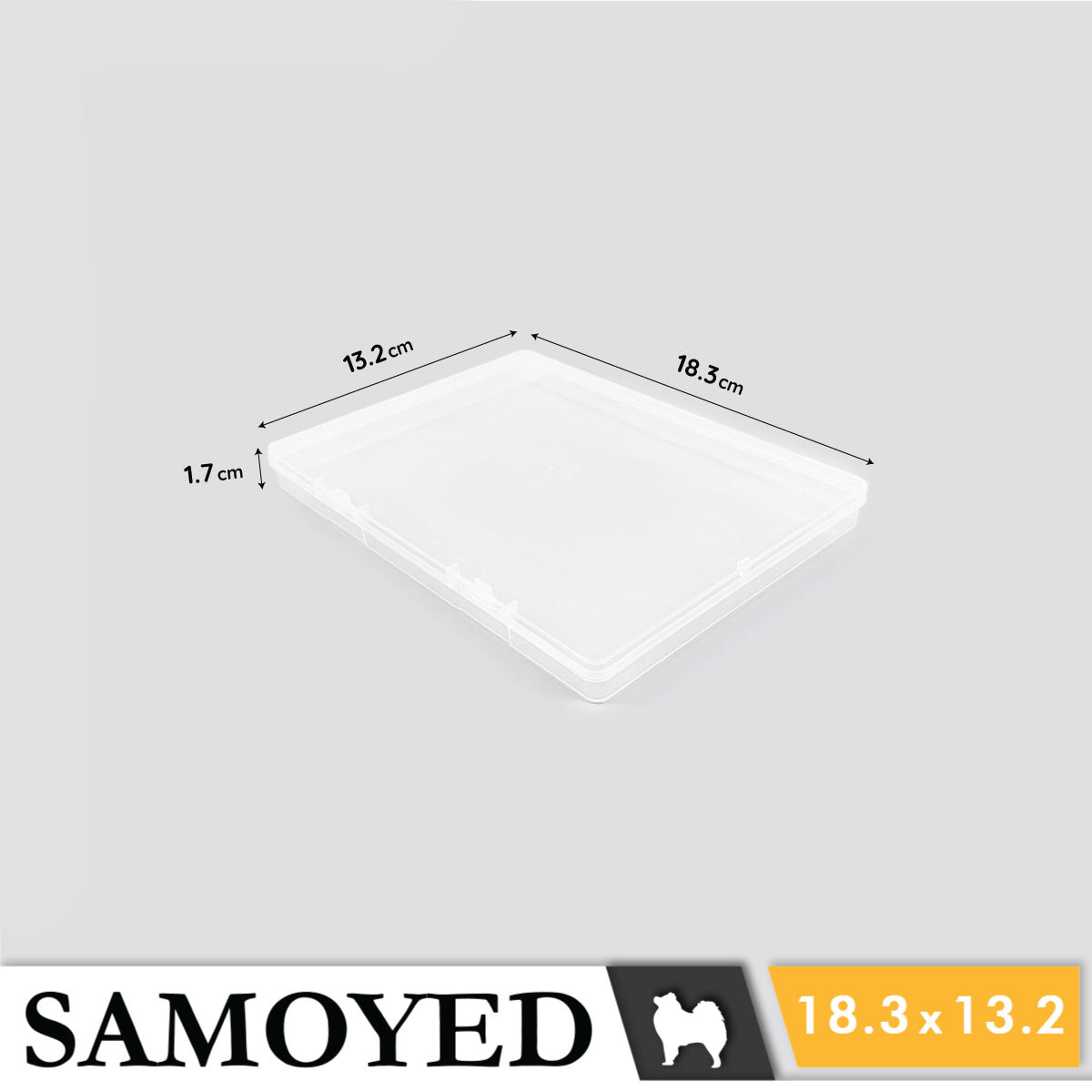 Plastic Box Samoyed SM 183 x 132 x 17 mm