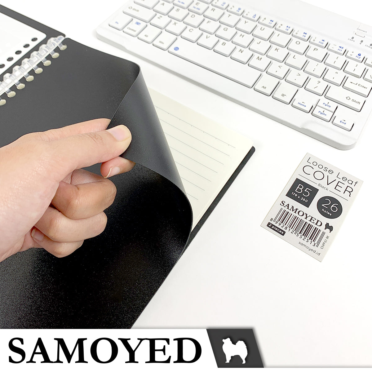 Loose Leaf Cover B5 Samoyed CNPP-51