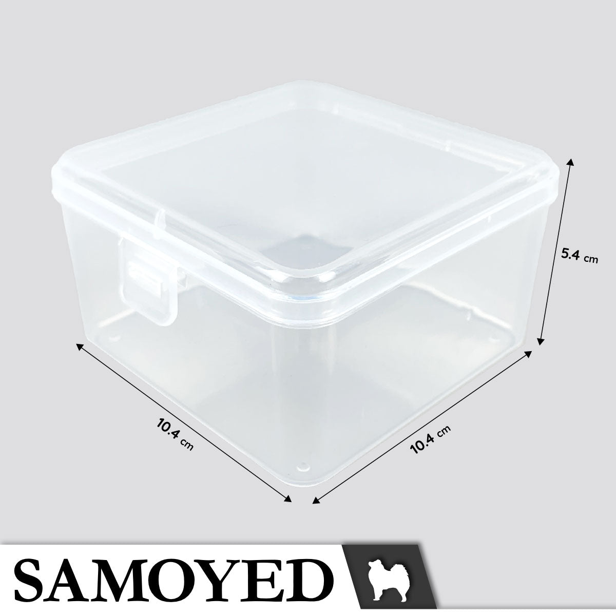Plastic Box Samoyed SG 104 x 104 x 54 mm