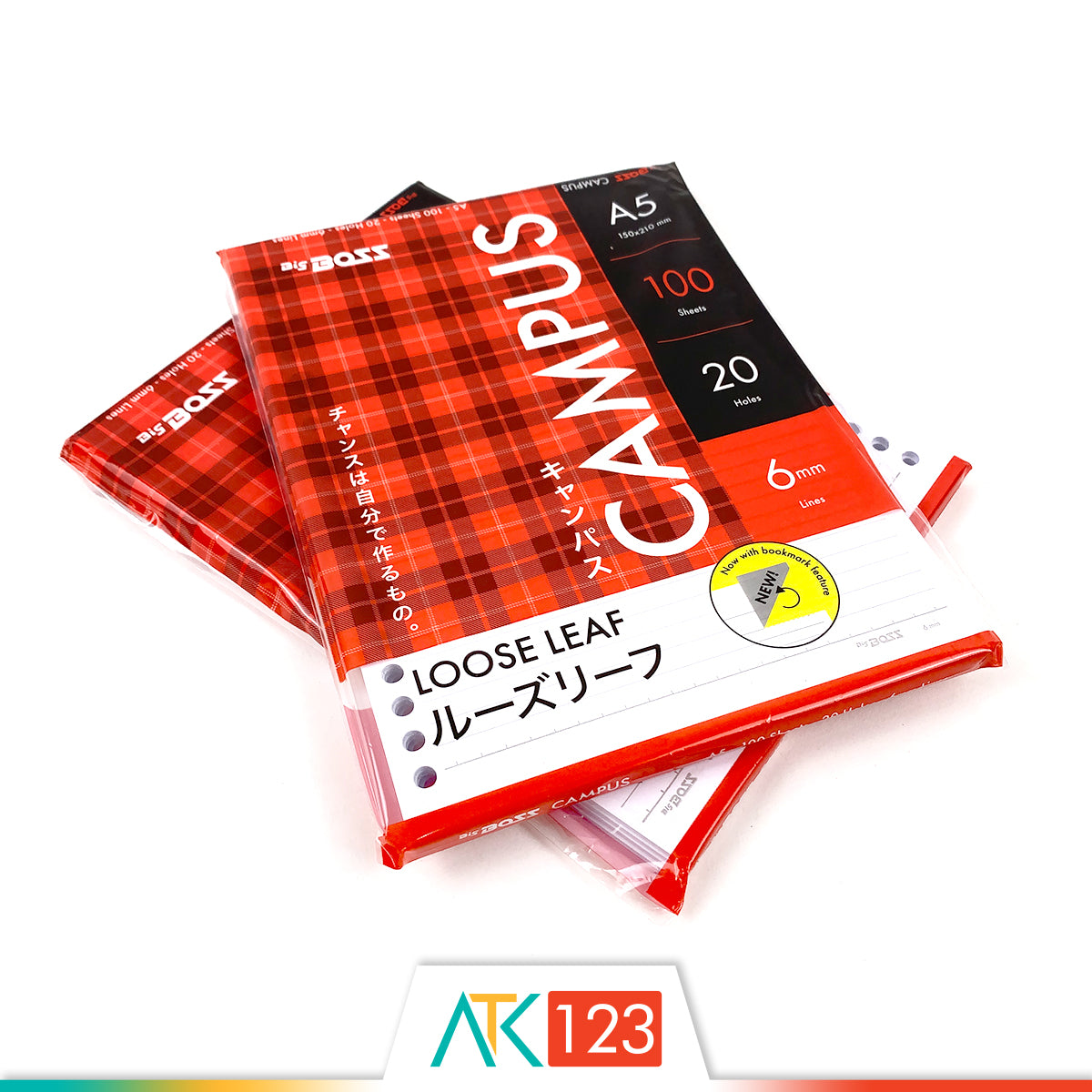Loose Leaf Big Boss A5 100 lbr Garis