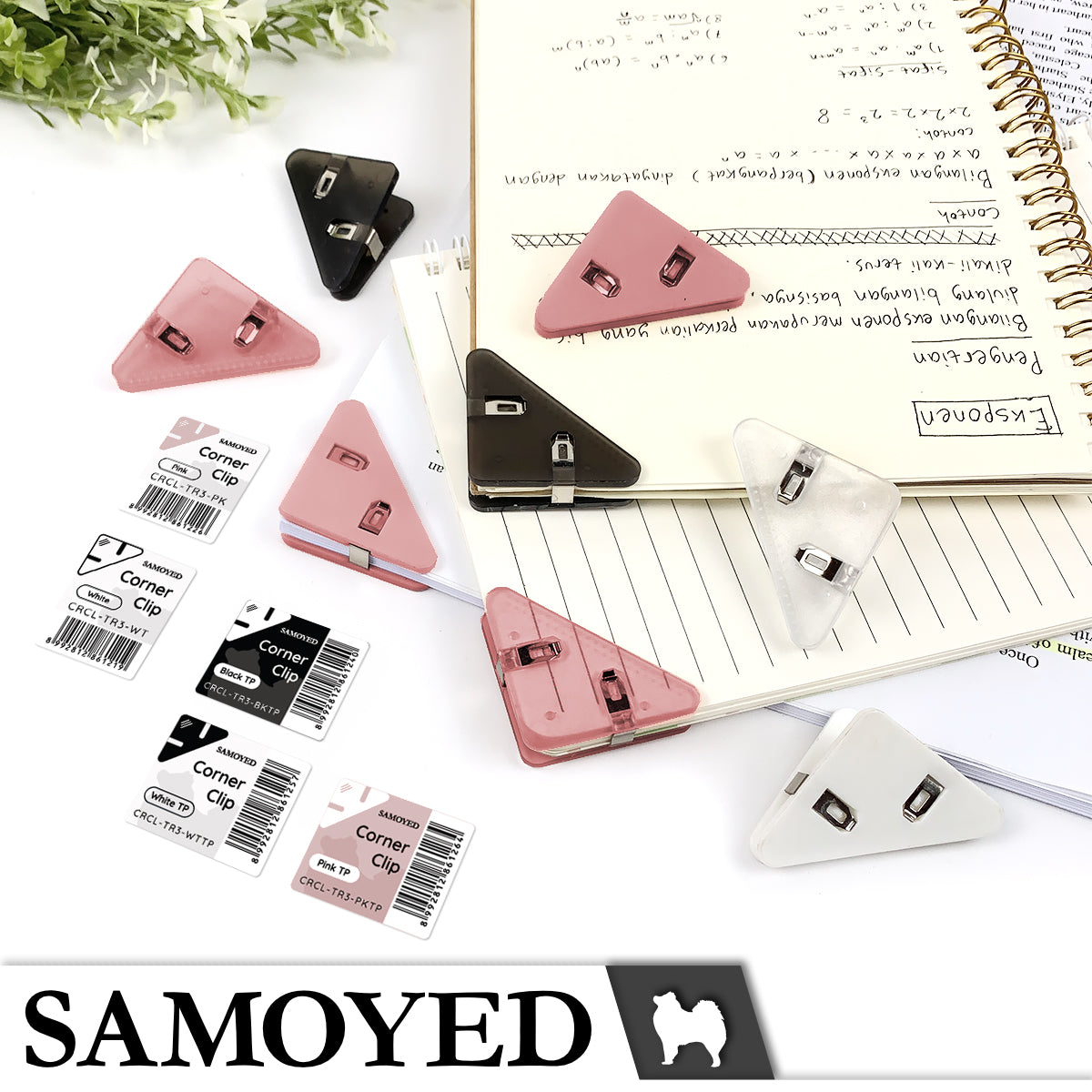 Corner Clip Samoyed CRCL-TR3