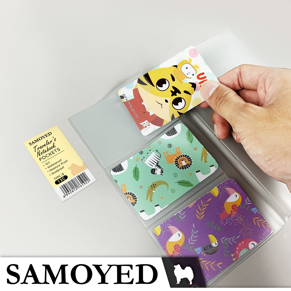 Pockets for Traveler's Notebook Samoyed TVPC-B
