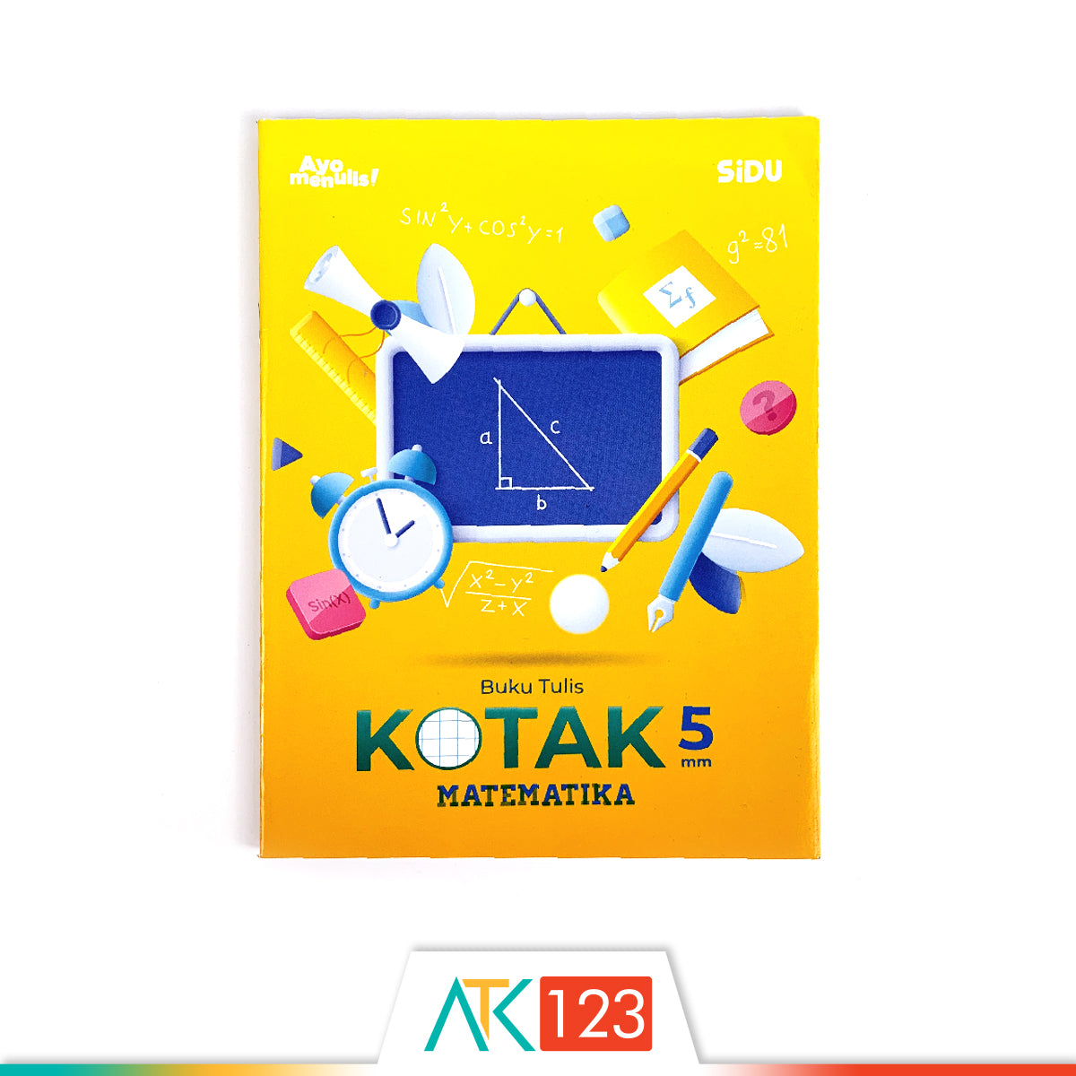 Buku Tulis Kotak Matematika Sidu 5 mm 38 lbr