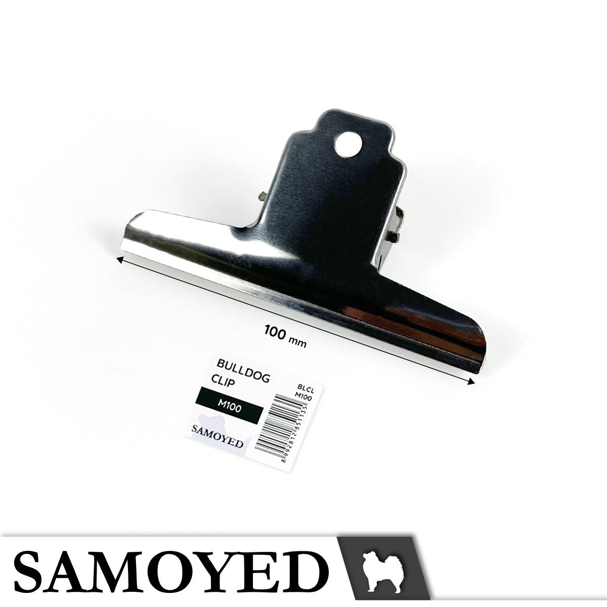Bulldog Clip Samoyed BLCL-M100
