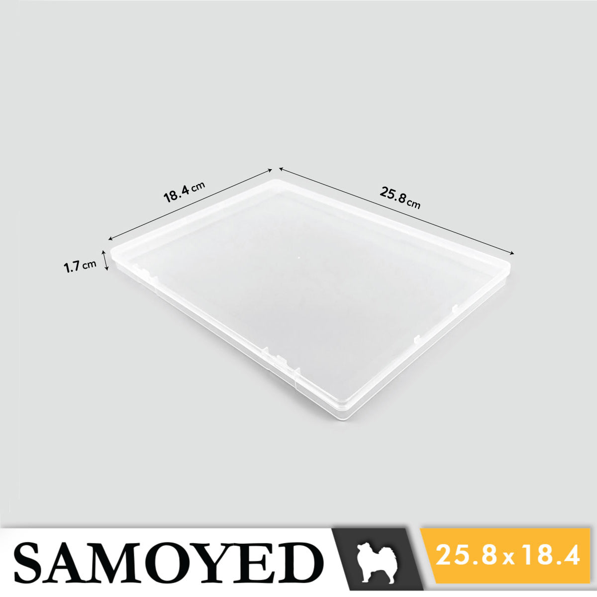 Plastic Box Samoyed SM 258 x 184 x 17 mm