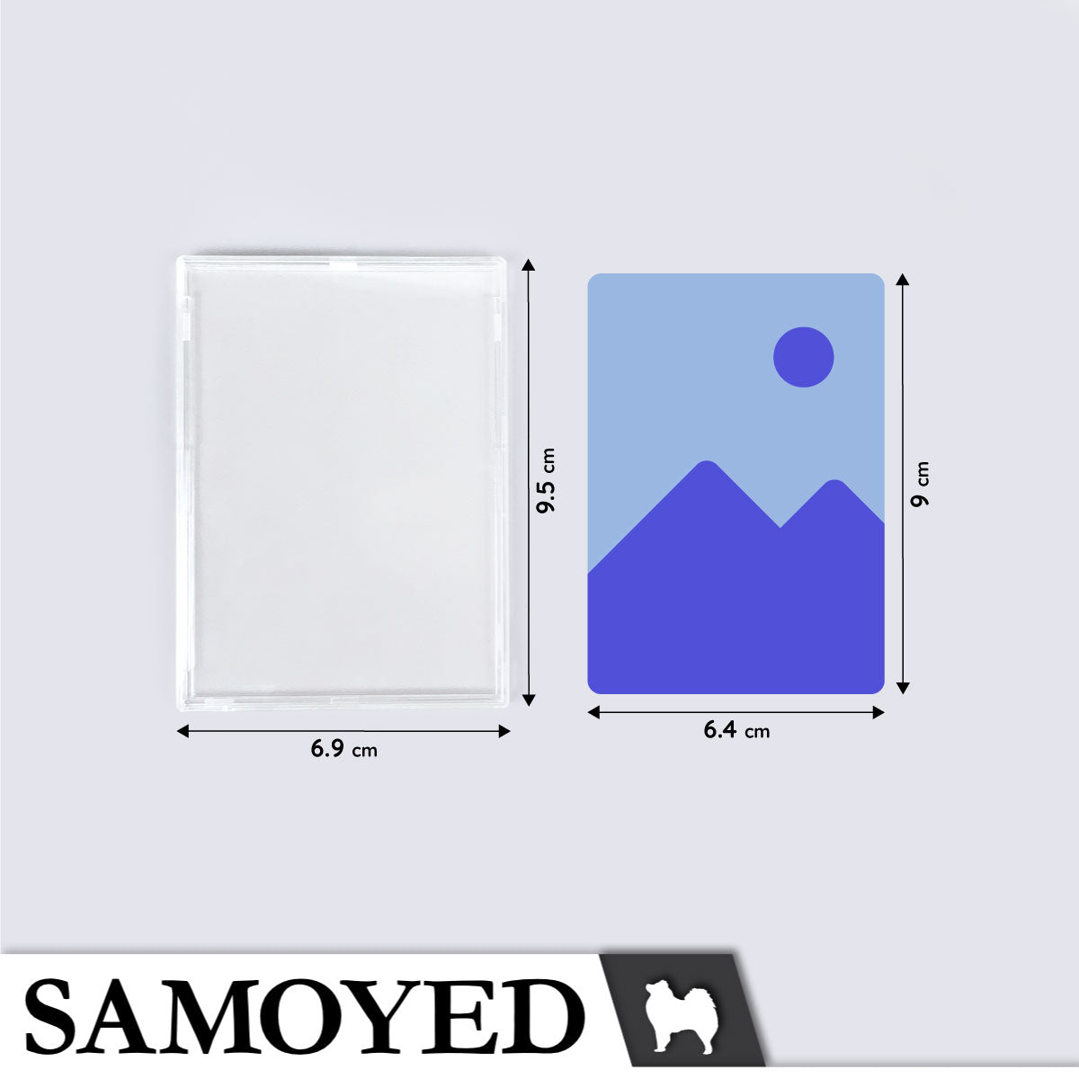 Card Holder Samoyed CRDH-B62