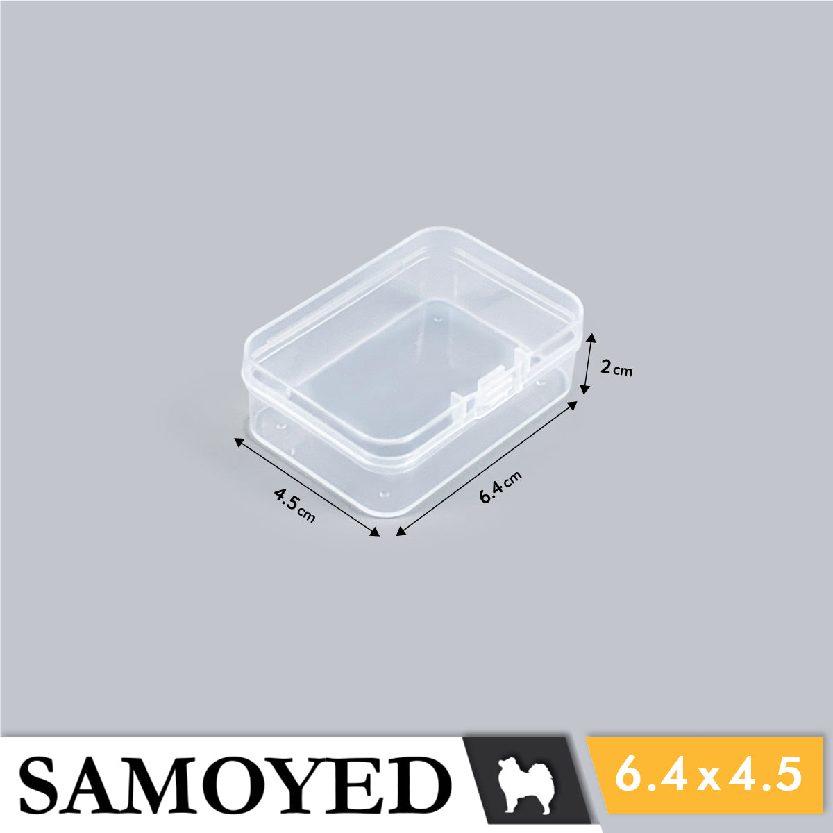 Plastic Box Samoyed SH 64 x 45 x 20 mm