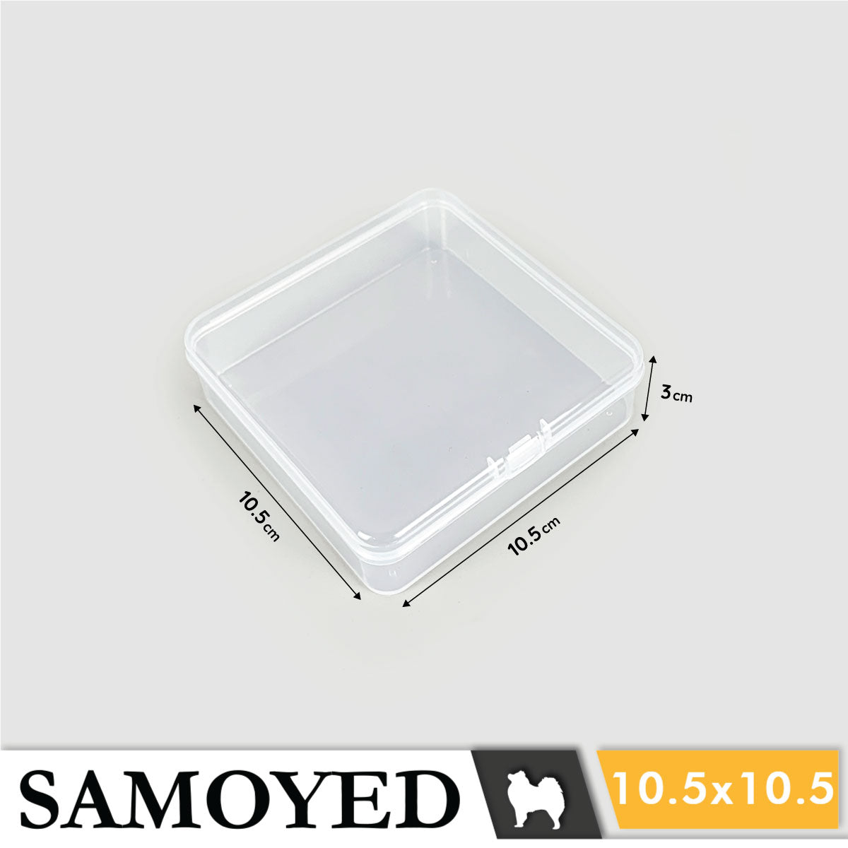 Plastic Box Samoyed SE 105 x 105 x 30 mm
