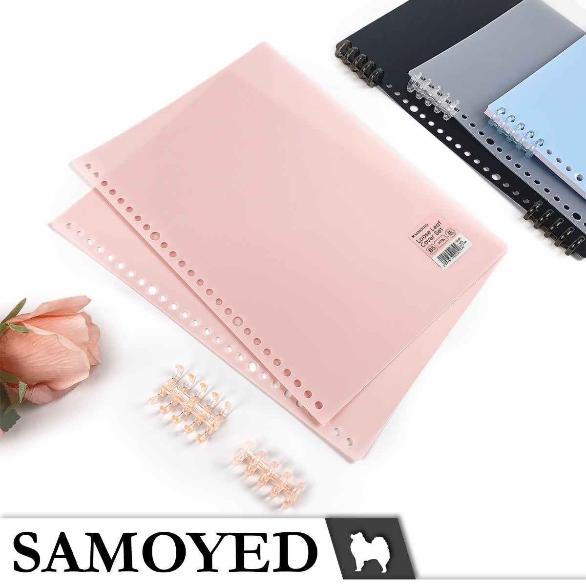 Loose Leaf Cover Set B5 Samoyed CNPS-EN2-B5