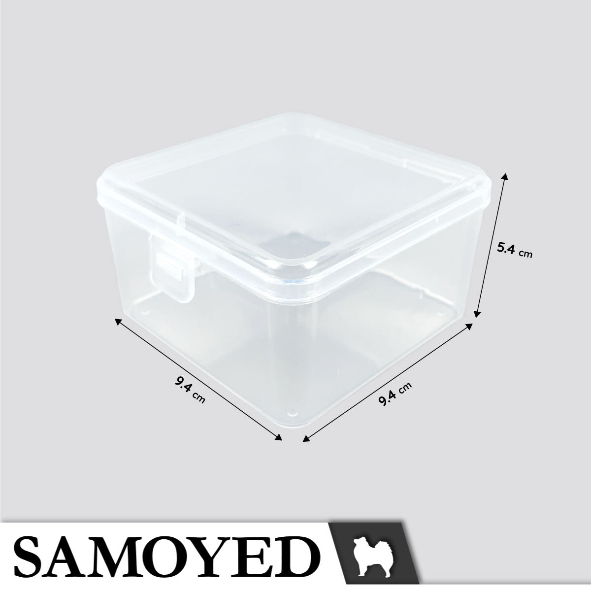 Plastic Box Samoyed SG 94 x 94 x 54 mm