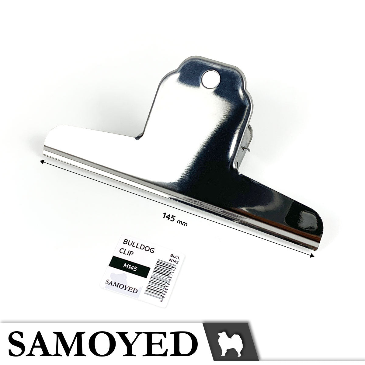 Bulldog Clip Samoyed BLCL-M145