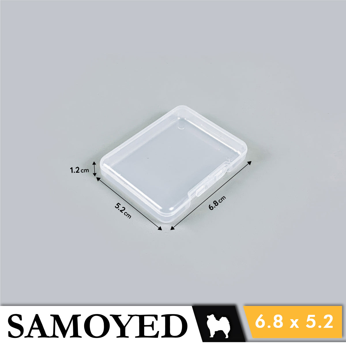 Plastic Box Samoyed SU 68 x 52 x 12 mm