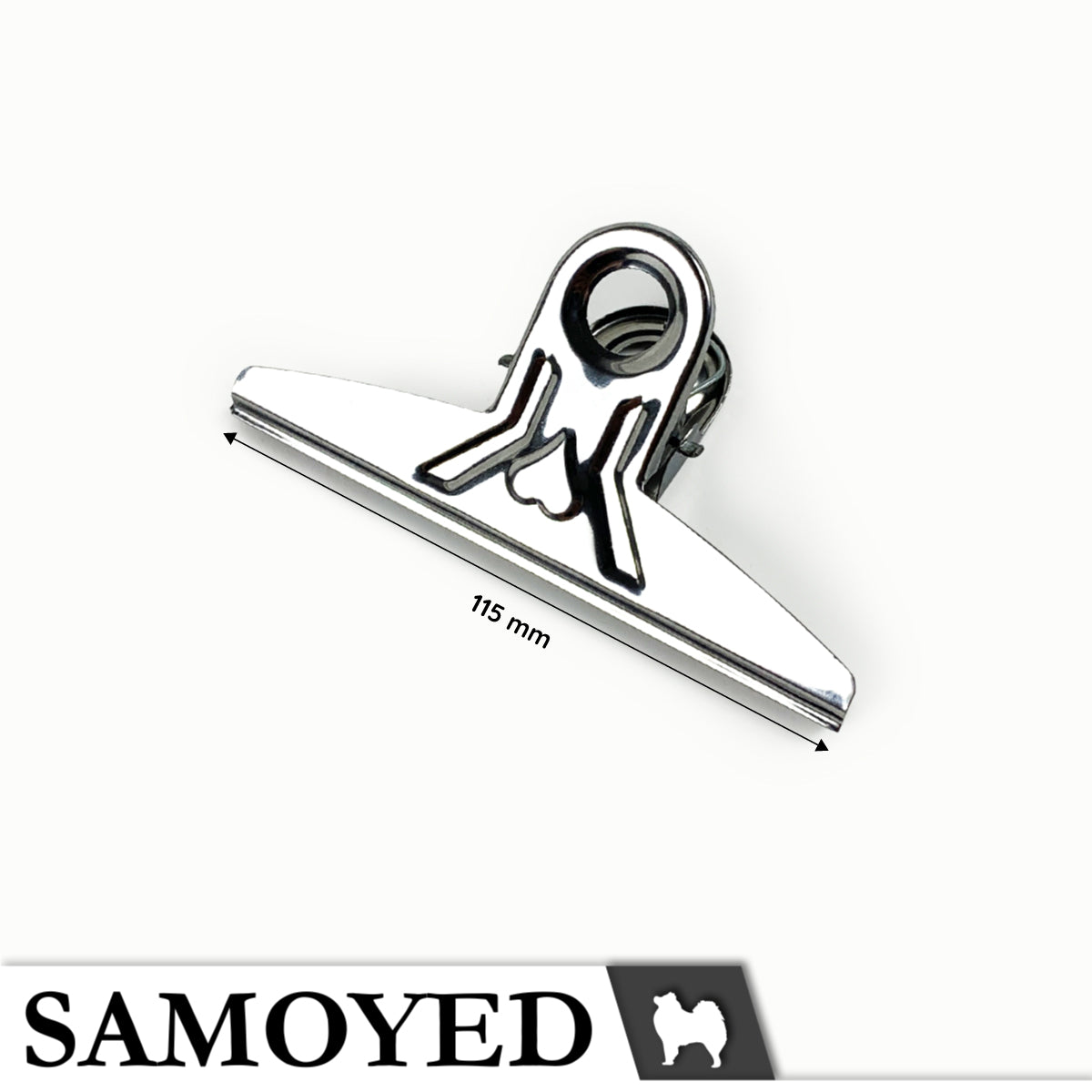Bulldog Clip Samoyed BLCL-L115