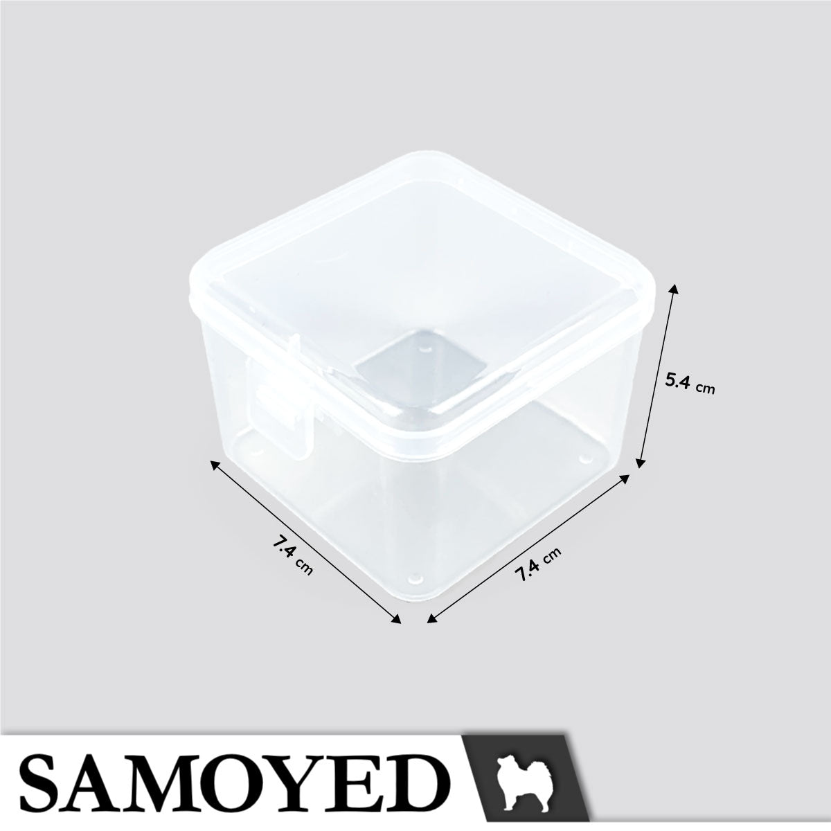 Plastic Box Samoyed SG 74 x 74 x 54 mm