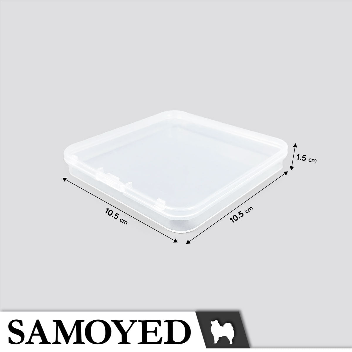 Plastic Box Samoyed SD 105 x 105 x 15 mm