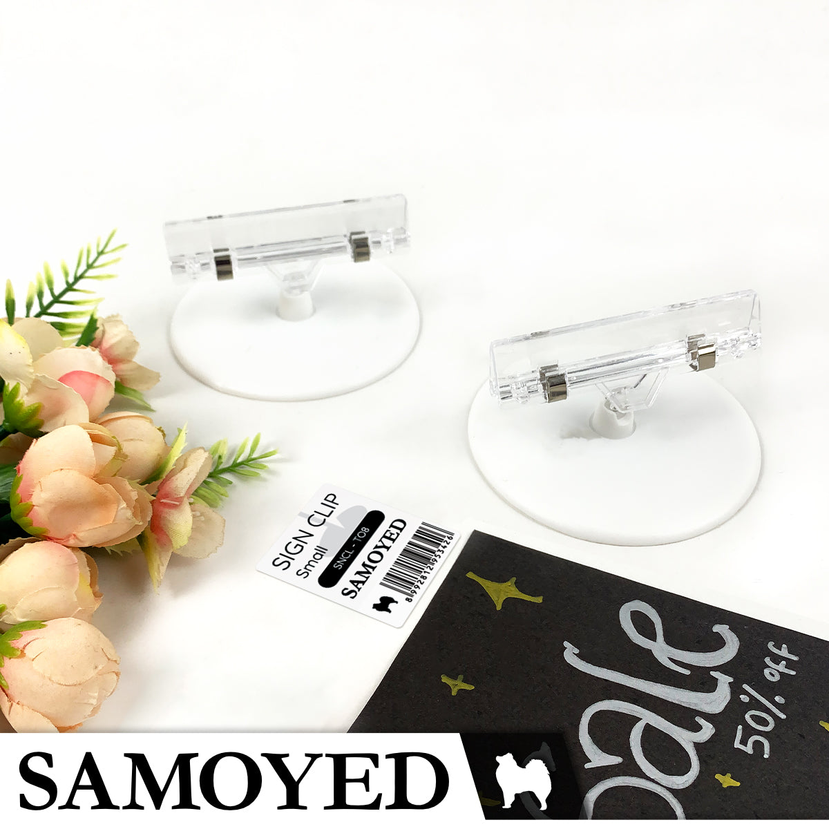 Sign Clip Samoyed SNCL-TO8