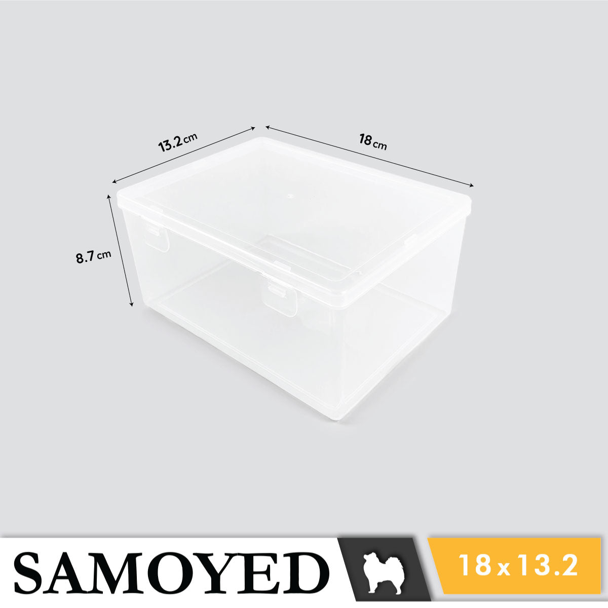 Plastic Box Samoyed SW 180 x 132 x 87 mm