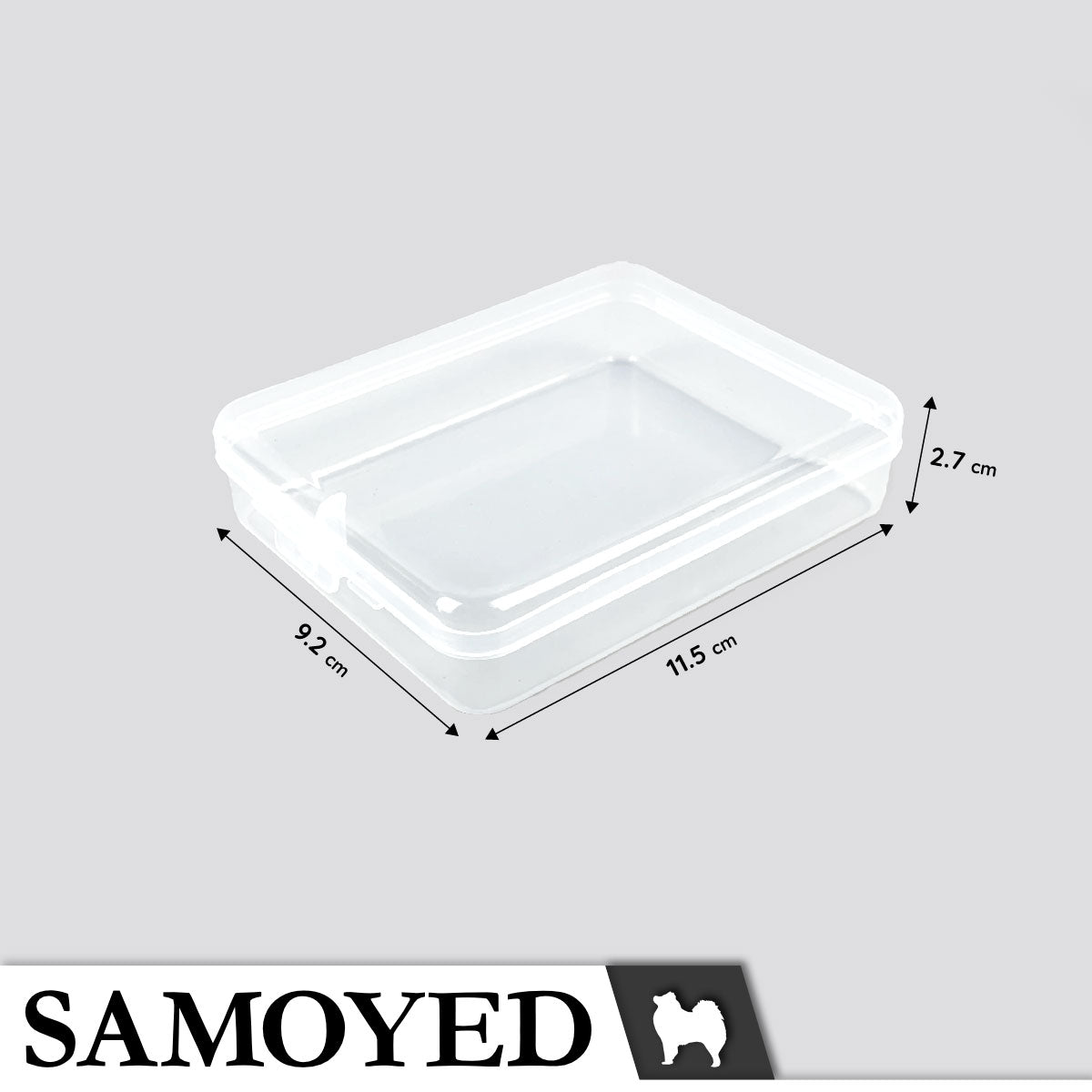 Plastic Box Samoyed SC 115 x 92 x 27 mm