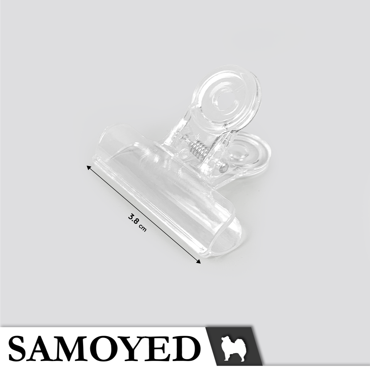 Bulldog Clip Samoyed BLCL-E038