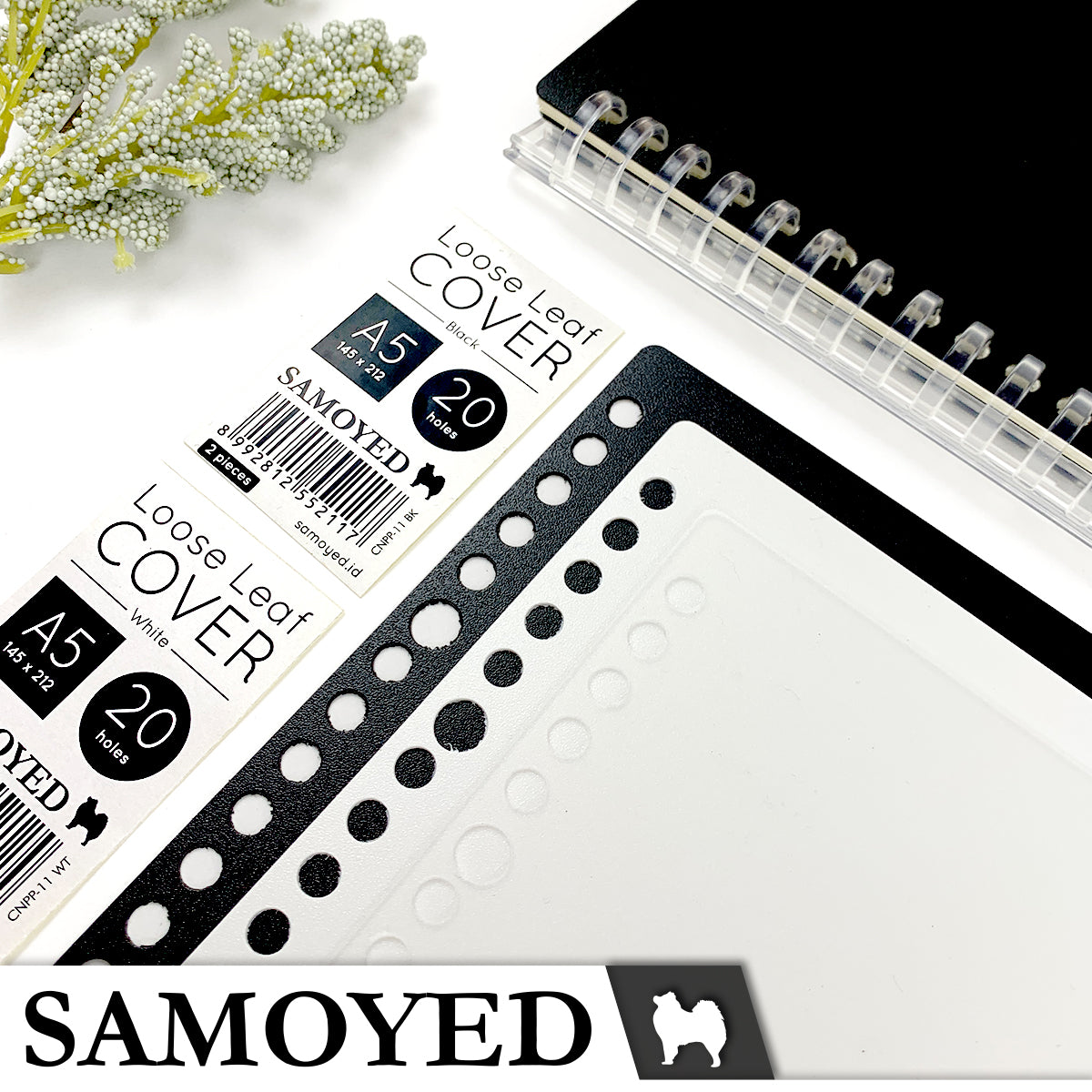 Loose Leaf Cover A5 Samoyed CNPP-11